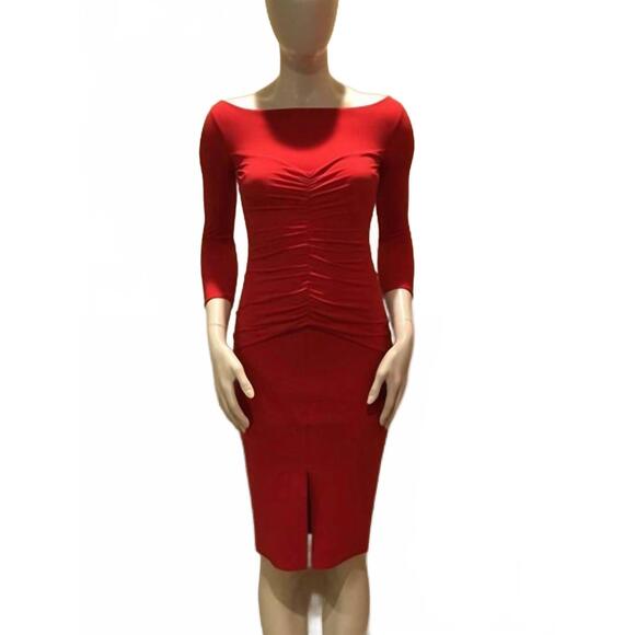 NEW CHIARA BONI women\'s siviliana dress in passion
